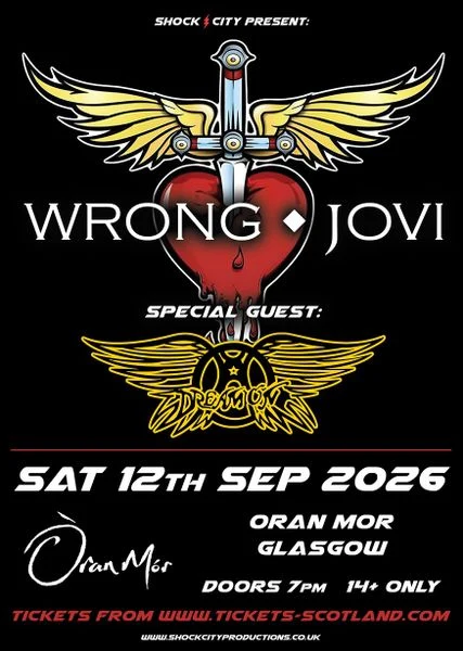 Wrong Jovi  And Dream On at Òran Mór