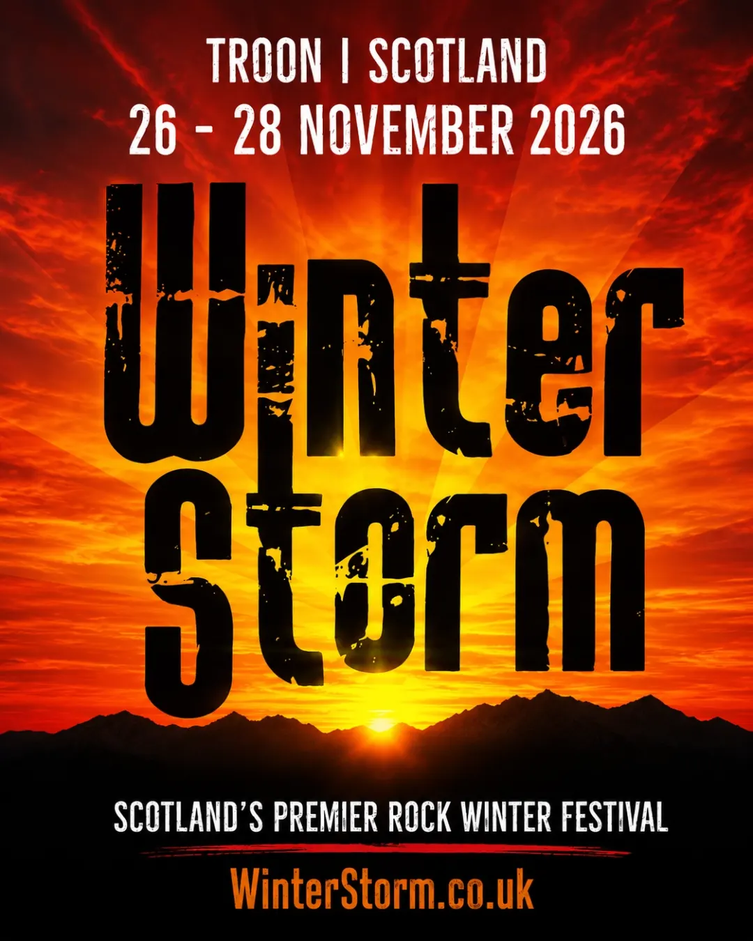 WinterStorm 2026 — Troon, Scotland — 26 to 28 November 2026